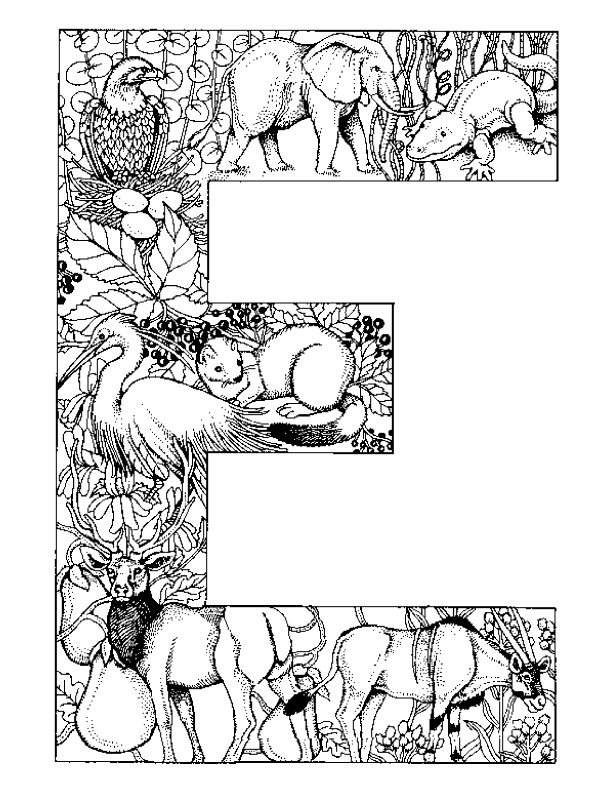 Plansa de colorat cu alfabet engleza 90 164